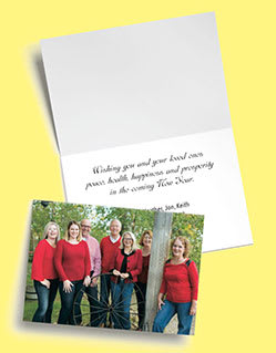 custom print small greeting cards and