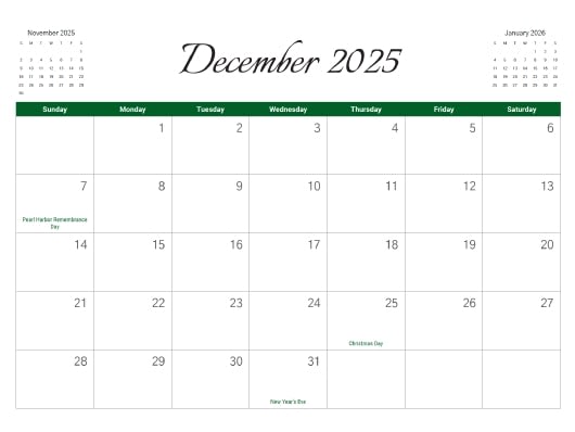 Calendar Templates | PrintingCenterUSA