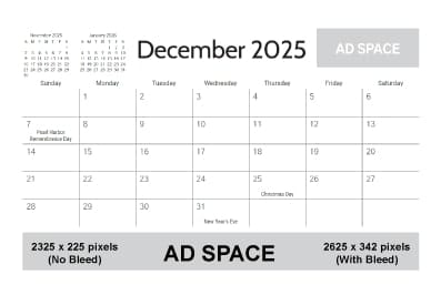 Calendar Templates | PrintingCenterUSA