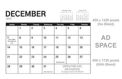 Calendar Templates | PrintingCenterUSA