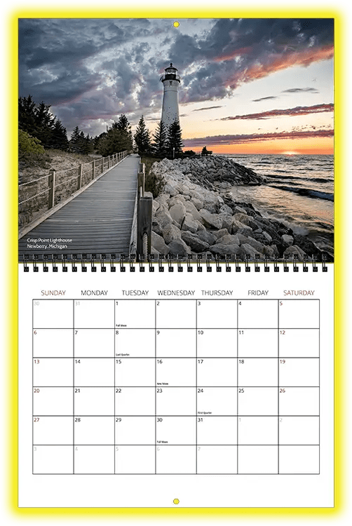 Calendar banner right