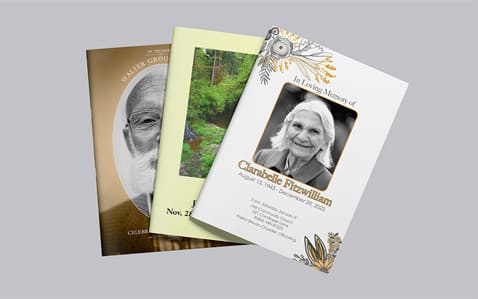 Funeral Program Printing Funeral Program Printing
