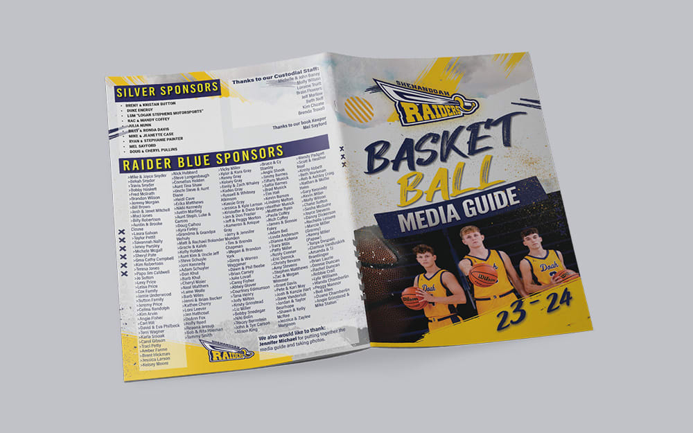 Custom Program Printing Custom Program Printing